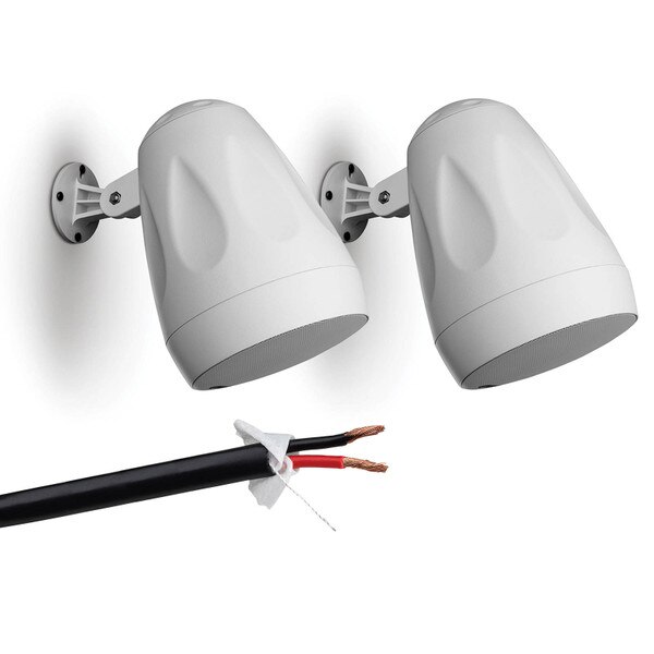 Main product image for 2 x 30W Outdoor Bluetooth 5.0 Amplifier Kit with AC Cord, Landscape Speakers, 100 ft. Speaker Wire300-7358